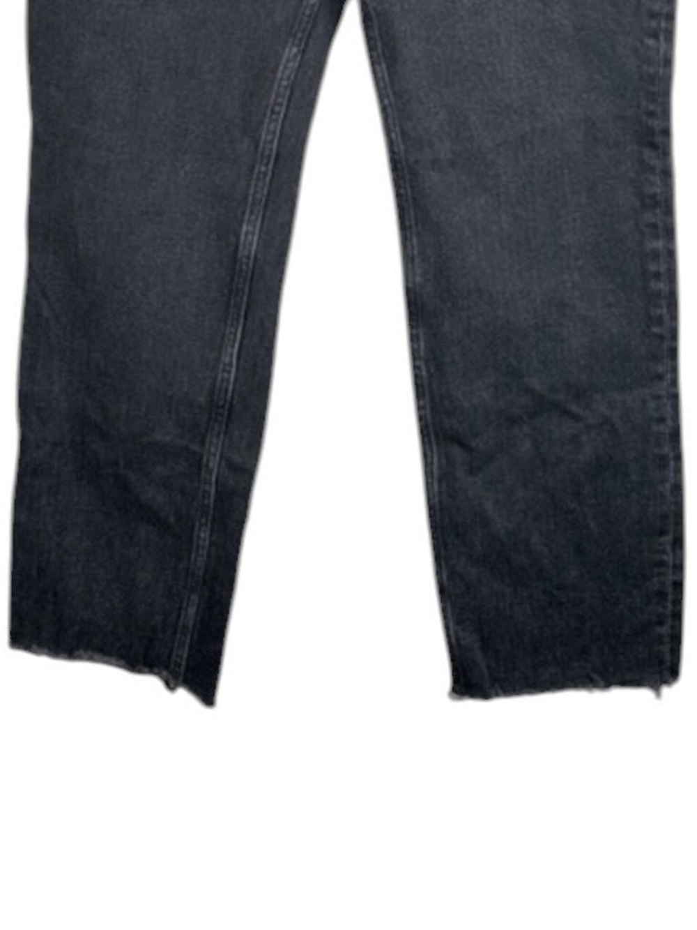 Abercrombie & Fitch Dark Wash Black The Ankle Straight‎ Ultra High Rise Size 29 - Picture 2 of 5